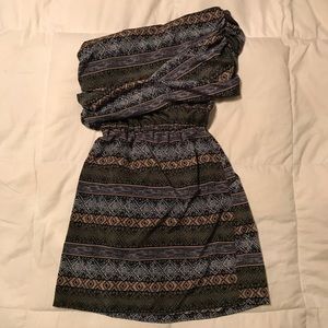 Mystic One Shoulder Mini Dress (small)